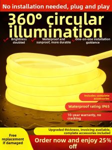 PAIMIJI | Flexible Silicone Waterproof LED Strip Light for Outdoor Signage and Neon Ambiance