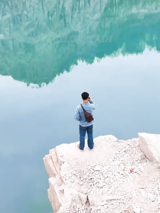 Túi đeo chéo nam da Bò thật – BEE GEE DCN9106