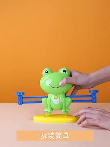 60Pcs/Pack Mainan Edukasi Matematika Balance Frog BIG Math And Logic Scale Timbangan Balancing Toys Logic Game Timbangan Belajar Education Tools Kids Mainan Anak Toys Malo Toys