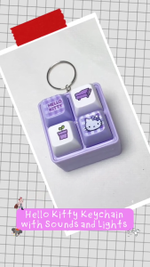 Hello Kitty Keychain with Light and Sound stress Relief