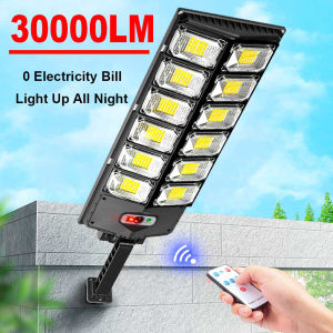 8000W/4000W/2000W/500W Solar Led Light Outdoor Powerful Outdoor Solar Lamp Remote Control Flood Light Solar Wall Street Lamp