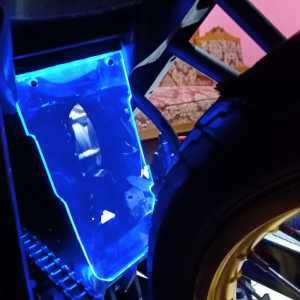 akrilik pelindung shock vixion