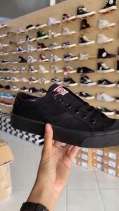 PROMO!!! Sepatu Ventela Low Full Black - Sepatu Pria/Wanita Casual Shoes Sneakers