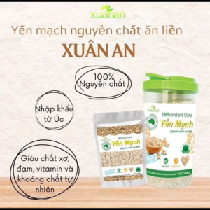 Combo 2 hủ Yến Mạch Nguyên Chất ăn liền Xuân An 400G(Tặng 2 Túi Yến Mạch 150G)
