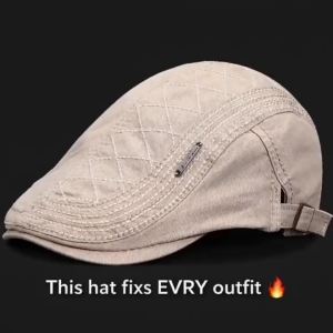 2026 New Cotton Beret Hats for Men Summer Flat Cap Male Vintage Casquette Caps Fall Berets Women Mens Hat for Auntumn Winter