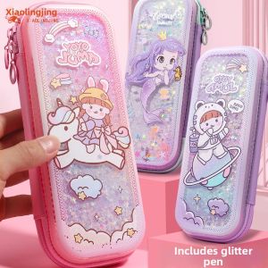 xiaolingjing | Flowing Sand Mermaid Pencil Case Large Capacity