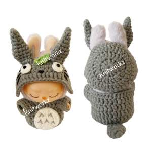 Totoro Labubu clothes for v1 and v2