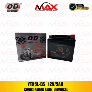 OD Gel Battery MOTORCYCLE BATTERY (THAILAND) YTX5L-BS