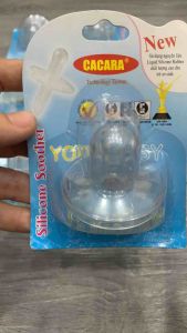 Combo 2 Núm Ti Ngậm Silicon Siêu mềm cho bé 0-24 tháng | Ty Ngậm cho bé