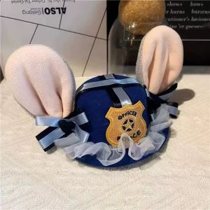 Zootopia Judy Bunny Officer COS Beret Hat