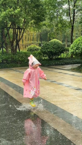 Baby Cartoon Raincoat Waterproof Moisture proof Kids Raincoat Boys and Girl