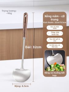 Chảo Sắt Không Gỉ Tương Thích Với Dụng Cụ Lật Nấm