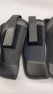 ซองปืนพกนอกผ้าแคนวาส แต่งขอบหนัง ซองปืนพกร้อยเข็มขัด สำหรับปืนลูกโม่ 4นิ้ว 5นิ้ว 6นิ้ว Glock17 Glock19 Glock30 Glock43 Sig320 1911 4นิ้ว 5นิ้ว