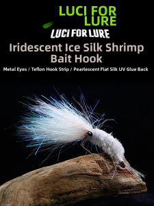 SANZHILUCI | Strong Hook Ice Silk Shrimp Lure