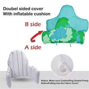 1PCS Inflatable Highchair Cushion Cover with Built-in Design for Baby - Enhanced Sitting Comfort Compatible with Most Models