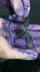 ชุด ครีม นวด ผม เทา สี เทา 💜 ครีมนวด มินิ ครีมนวด ทา มินิ 150 มล