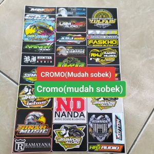 Stiker Sound | Stiker 1 Lembar | Stiker Pack Ukuran 21cmx31cm