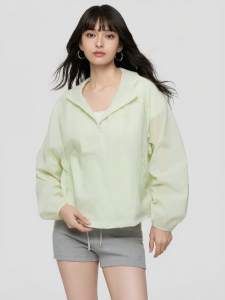 Gap | Logo Print Zipper Stand Collar Hoodie Summer