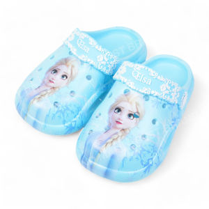 รองเท้าแตะหัวโตสำหรับเด็ก ลายเจ้าหญิงเอลซ่า Elsa frozen งานเกรดพรีเมียม เนื้อรองเท้าทำจากไฟล่อน น้ำหนักเบา ขนาด 24-35