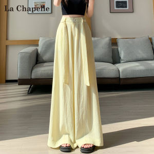 La Chapelle | Quần Lửng Mỏng Chiffon Elegent Vintage Cao Cấp Hơi Rộng Mùa Hè