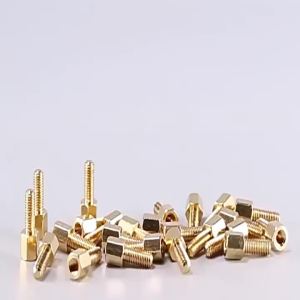 M2.5 Brass Male Hex Standoff Single Head Copper Spacer for PCB  Motherboard Industrial Hardware Perfect Spacing Support