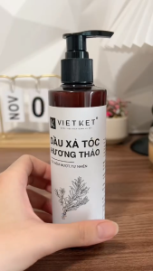 Dầu Xả Tóc Hương Thảo 250ml - Bí Đỏ Food - Khóa Ẩm Mềm Mượt