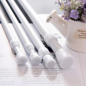 GREENSINDOOR  Punch-free Adjustable Extended Pole Telescopic Rod Shower Curtain Rod Clothes Rod Shower Rod Curtain Rod