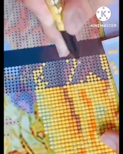 Tranh đính đá đồng hồ Thuận buồm xuôi gió LV483