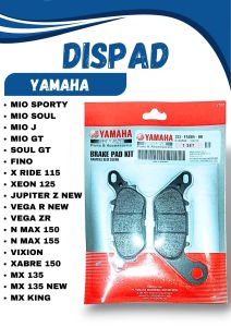 ORI dispad kampas rem cakram depan motor yamaha mio j mio soul mio gt fino vega r new vega zr jupiter mx new 135 vixion byson xabre promo cod murah