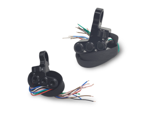 Motorcycle three in one horn headlight turn and reverse switch