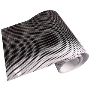 2m Car Sun Shade Front Windshield Sticker - Black Mesh Perforated Vinyl Sunshade Decal Auto Atickers