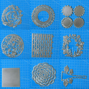 Wreath frame background Metal Cutting Dies Making Scrapbooking DIY Album Paper Embossing Cards Decorative Crafts Knife Mould