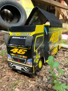 mainan anak-anak truk oleng mainan konstruksi truk oleng wahyu abadi sudah termasuk terpal dan lampu