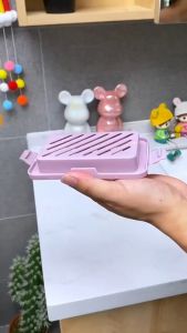 Soap box กล่องสบู่อาบน้ำอเนกประสงค์ สำหรับครัวเรือนสบู่โฟมกล่องตาข่ายยืดหยุ่นสำหรับสวมใส่สบู่คอนเทนเนอร์สำหรับห้องน้ำ