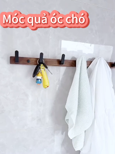 Móc treo đồ bằng gỗ óc chó được làm từ gỗ óc chó Bắc Mỹ chất lượng cao. Chúng không thấm nước chống gỉ và chống ăn mòn. Chúng có thể được sử dụng để treo túi xách quần áo v.v. Chúng có khả năng chịu tải mạnh và có thể được lắp trên tường mà không cần đ