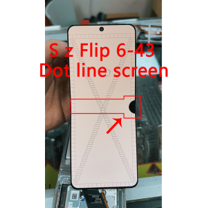 LCD Defect Black Spots Line For Samsung Z Flip 6 F741 F741B LCD Display Screen Display Touch Screen Digitizer Assembly PARTS
