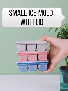 6 grids Silicone with cover Cream Whiskey Cocktail Cold Drink Ice Molder Ice Manking Ice Cube Tray