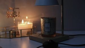 【Ready Stock】 24H SHIP Candle Warmer lamp Mini Warmer candle holder Yankee Candle jar Ins room lamp Candle scented Candle Bedroom desk lamp night light Candle heater