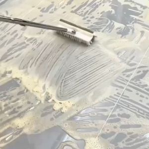 4in1 เข้าได้ทุกซอก ทุกมุม ขัดห้องน้ำ พร้อมยางปาดน้ำไ แบบด้ามยาว แปรงขัดร่องยาแนว แปรง แปรงขัดพื้น ONESUPER