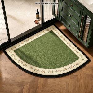 YINSHANG | Water Absorbent Quick Dry Bathroom Floor Mat Washstand Corner