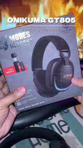 Onikuma GT805 Gaming Headphone Tri-Modes Gaming Headset Wireless Gaming Headsets 2.4G Type C USB Earphone Bluetooth Headphone USB Wired Headphones