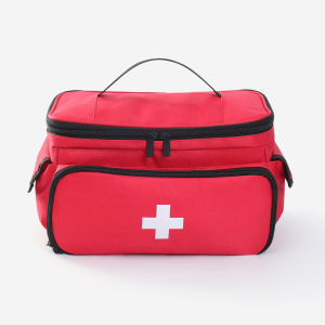 High-Capacity Portable First Aid Kit Travel Medicine And Medication Storage Bag Oxford Cloth Organizer Box Emergency Survival