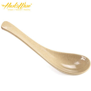 Husksware Rice Husk Healthy and Environment-Friendly Tableware Small Spoon Childrens Soup Spoon Baby Spoon