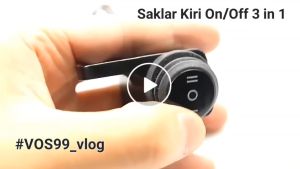SAKLAR LAMPU DUDUKAN SPION KIRI TOMBOL ON/OFF 3 IN 1 BISA UNTUK MOTOR PNP SEMUA