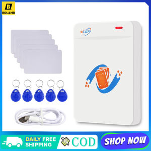 Boland RFID Reader Writer Copier Duplicator 125KHz 13.56MHz Encrypted Programmer USB UID T5577 Key fob Card Support NFC Phone/Wristband