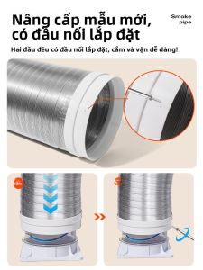 BESSGROUP | Ống Xả Nhôm Dày Cho Máy Hút Mùi