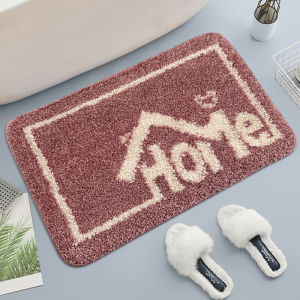 Thảm Trải Sàn VIKAMA Flannel Cho Phòng Tắm Nhà Vệ Sinh Lối Vào Phòng Ngủ - Thảm Chống Trượt Chống Thấm Nước Trang Trí Nhà Cửa - Polyester Có Thể Giặt Bằng Máy