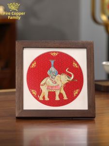 DATONGSHIJIA | Copper Carving Auspicious Decorative Ornament Chinese Style