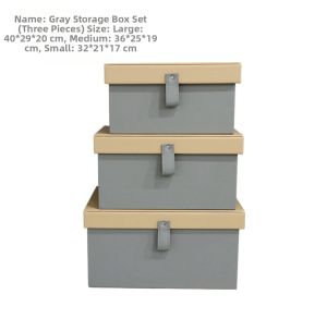 Braided Leather Texture Simple Luxury High-End Storage Box