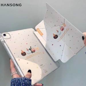 3+Y Type Case For 2025 iPad Air 11/13 M2 Case iPad 10th Gen 11th A16 Cover Gen iPad Pro11 13 Air4 5 Mini 6 7with Pencil Holder